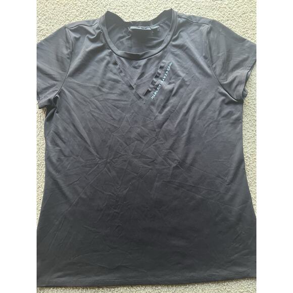 Harley-Davidson Shirt Womens Large Black HD Performance Graphic Motorcycle Biker - Picture 3 of 6